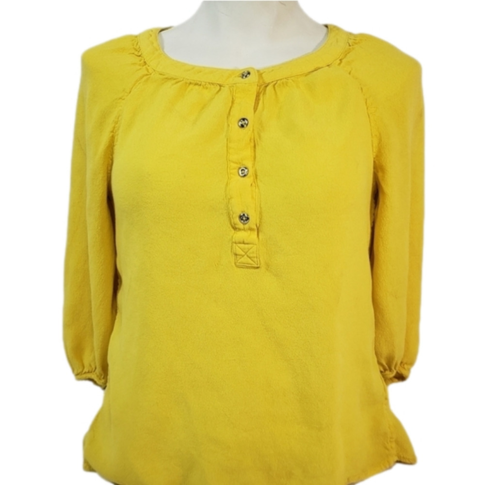 Banana Republic Yellow Blouse